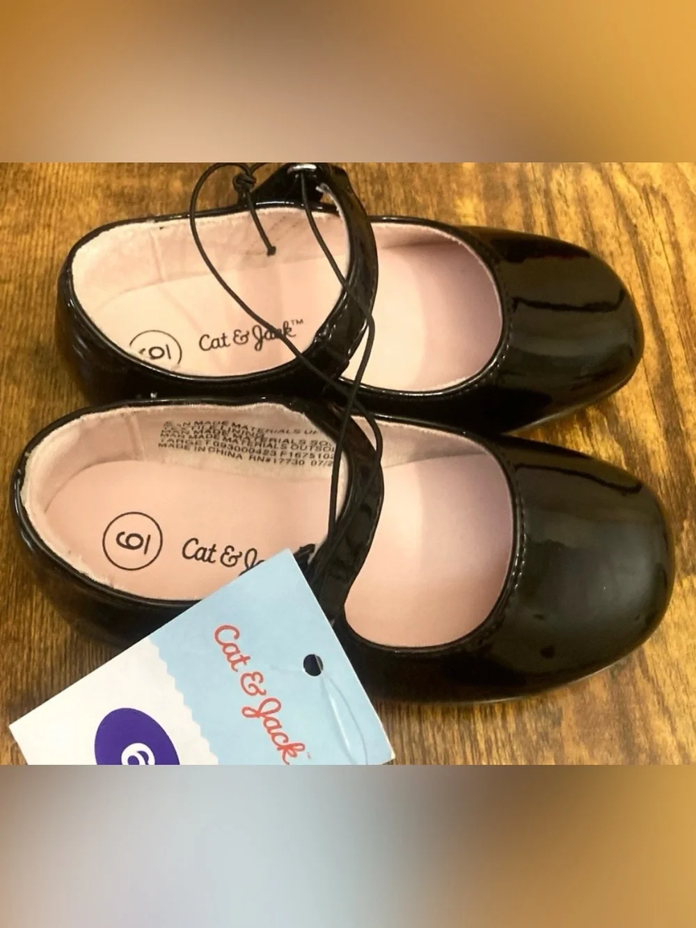 Toddler Marie Mary Jane Dress Shoes - Cat & Jack™ Black Size 6T New